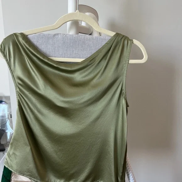 Reformation Annika Off Shoulder Silk Top - Picture 7 of 10
